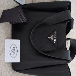 Prada Black Leather Purse